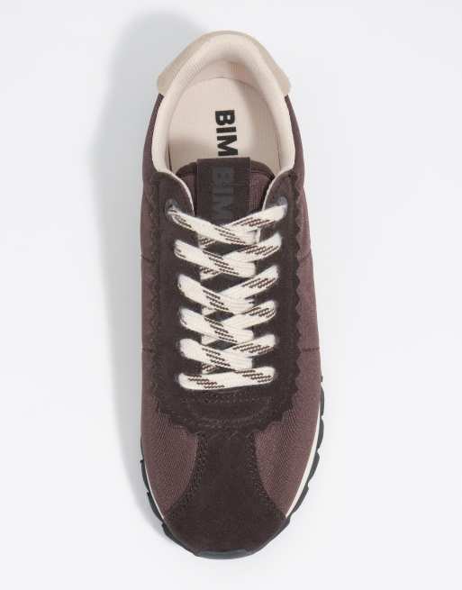 Bimba Y Lola 13 18 sneakers rétro marron foncé, 4 de 6