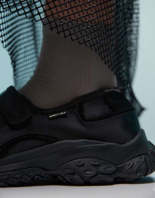 BIMBA Y LOLA ballet strap trainers in black ASOS