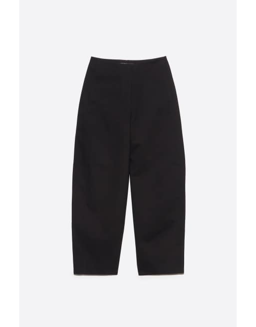 Bimba Y Lola barrelbroek met decoratieve stiksels in zwart, 5 van 6
