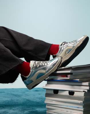 BIMBA Y LOLA - Baskets métallisées - Argenté