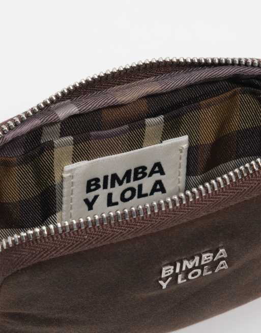 Bimba Y Lola Beschichtete Münzgeldbörse in Dunkelbraun, 4 von 6