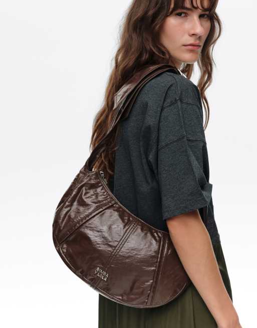 Bimba Y Lola bolso moon mediano en chocolate, 2 de 7
