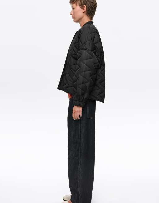 Bimba Y Lola bomber matelassé noir, 3 de 6