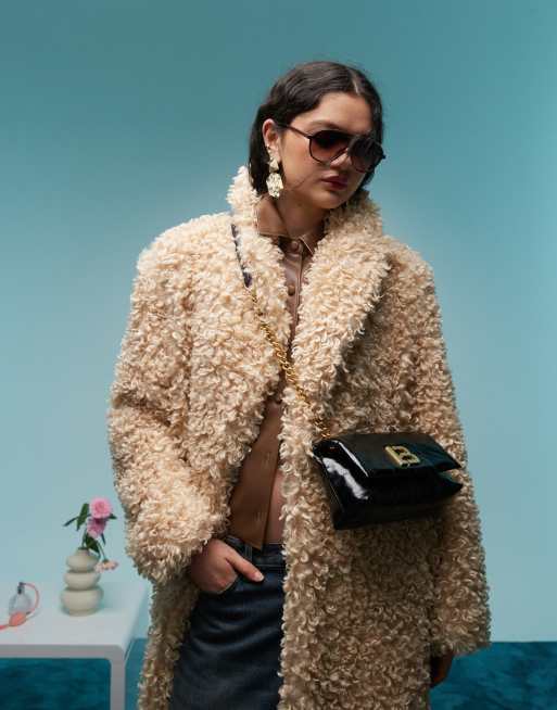 BIMBA Y LOLA - Borsa in pelle nera piccola con manici a catenina