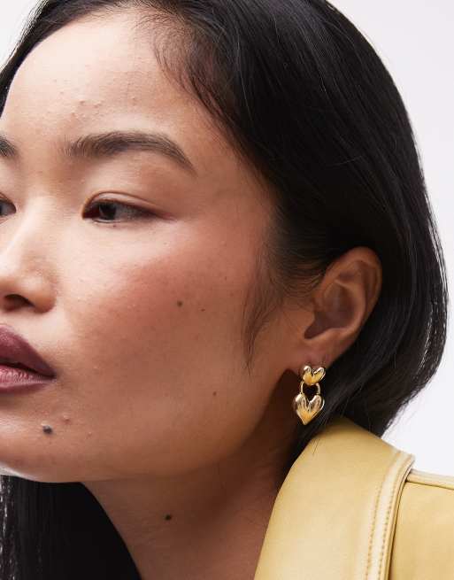Bimba Y Lola - Boucles d'oreilles à pendant cœur - Doré