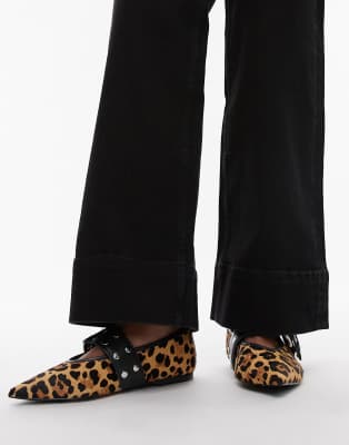 BIMBA Y LOLA BUCKLE STRAP BALLET MARY JANE FLATS 