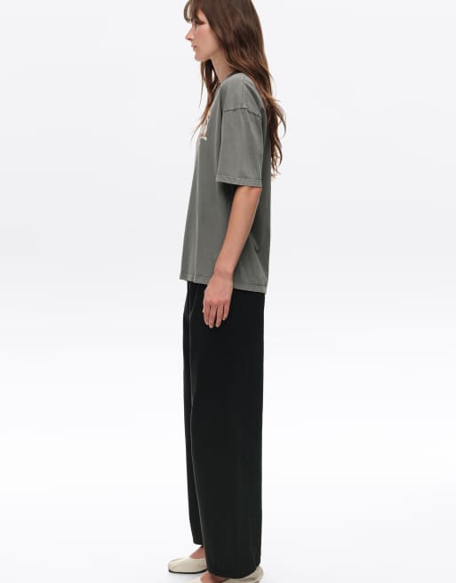 Bimba Y Lola camiseta boxy con logo en negro lavado, 3 de 6