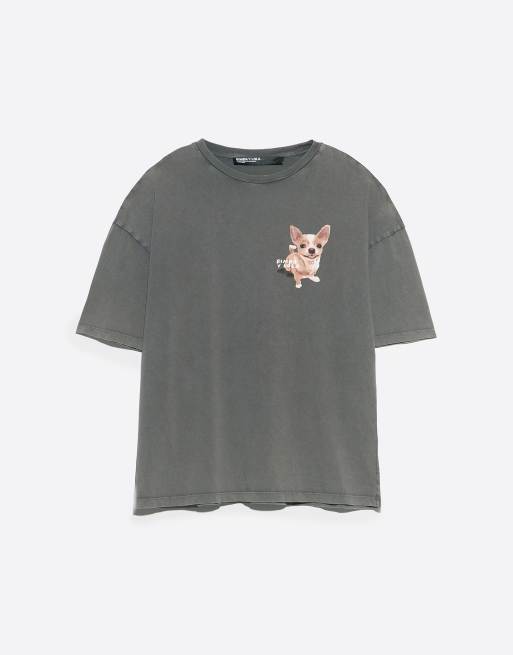 Bimba Y Lola camiseta boxy con logo en negro lavado, 5 de 6