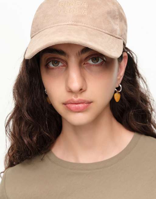 Bimba Y Lola casquette en suédine camel, 5 de 5