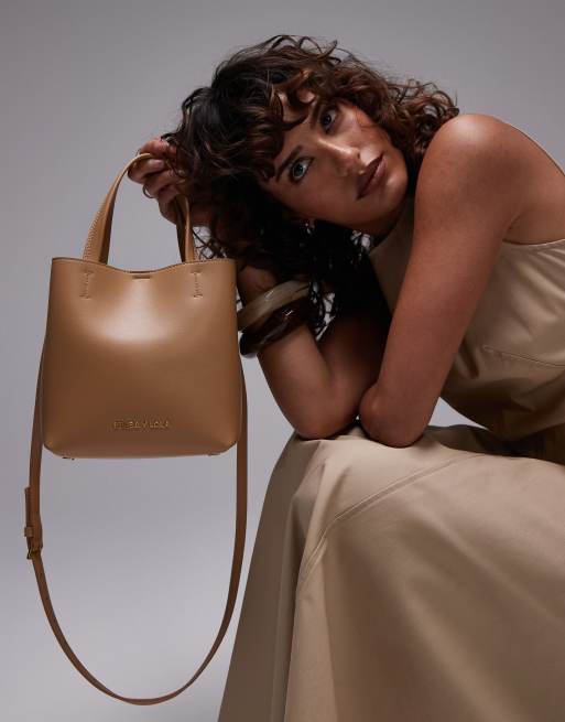 BIMBA Y LOLA - Chihuahua - Petit sac à main en cuir - Caramel, 3 de 4