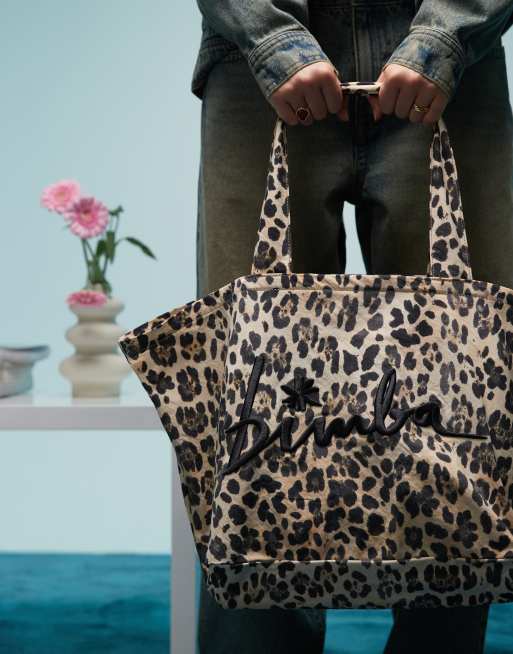 Bimba y Lola – Duża torebka tote typu shopper w panterkę, 2 z 4