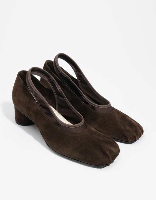 Bimba Y Lola escarpins tricot marron foncé, 7 de 7