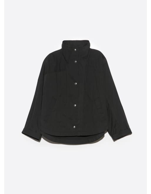 Bimba Y Lola gabardina corta con manga murciélago en negro, 5 de 6
