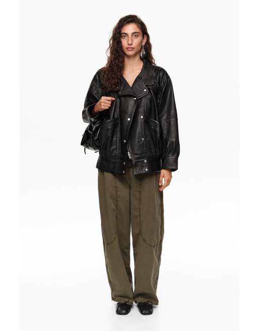 Bimba Y Lola giacca in pelle volume nera, 6 di 6