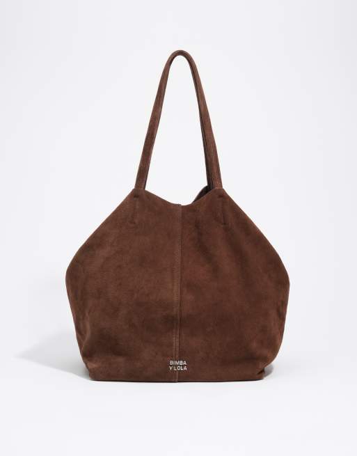 Bimba Y Lola grand cabas shopper couleur café, 7 de 7