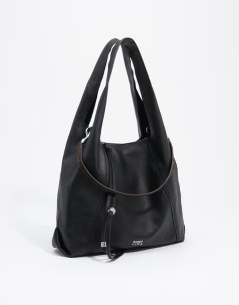 Bimba Y Lola grand sac papier noir - view 1