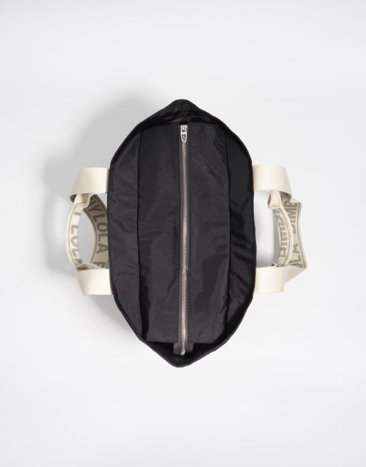 Bimba Y Lola große Nylon-Shopper-Tasche in Graphit, 3 von 5