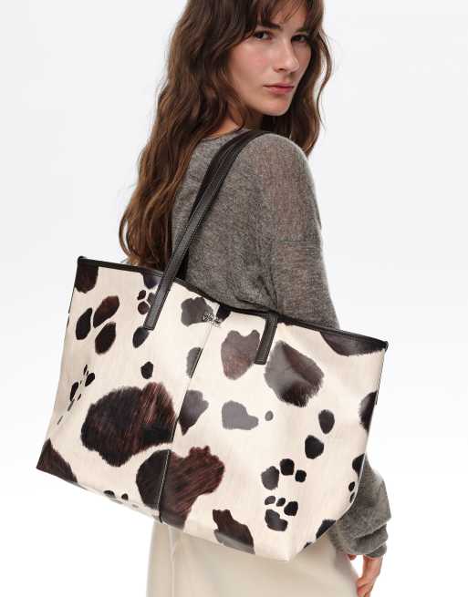 Bimba Y Lola große Shopper-Tasche aus Ponyfell, 2 von 7