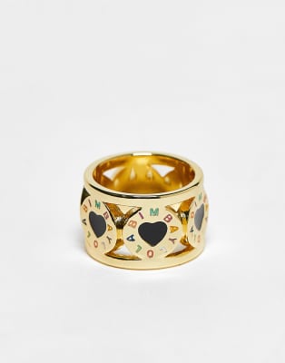 Bimba Y Lola BIMBA Y LOLA heart ring in gold