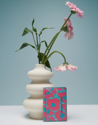 BIMBA Y LOLA - Kaarthouder met luipaardprint in roze en turquoise