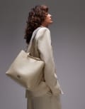 [Bimba Y Lola] BIMBA Y LOLA large leather Chihuahua bag in asparagus-White One Size Asparagus