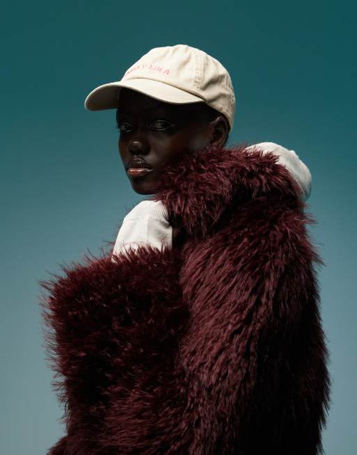 BIMBA Y LOLA logo cap in sand, 3 of 3