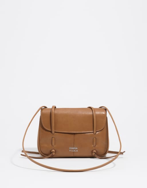 Bimba Y Lola - Lolita - Mini-sac en cuir à rabat - Miel, 5 de 7
