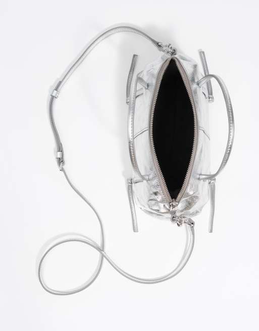Bimba Y Lola - Lolita - Mini-sac en cuir - Argenté, 3 de 7