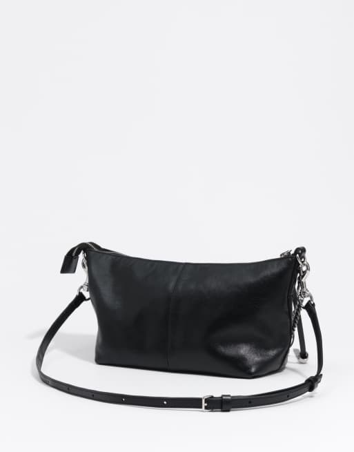 Bimba Y Lola Madrid Ledertasche in Schwarz, 5 von 7