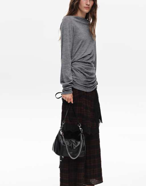 Bimba Y Lola Madrid sac en cuir noir, 7 de 7
