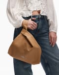 [Bimba Y Lola] BIMBA Y LOLA medium leather Paper bag in sahara-Brown One Size Sahara