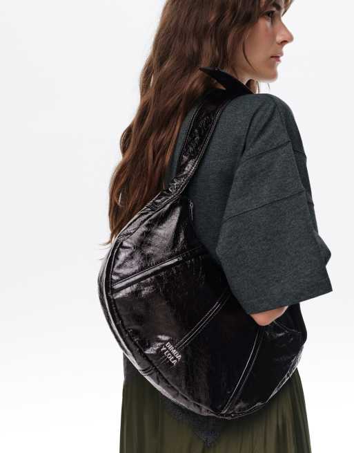 Bimba Y Lola - Medium moon tas in aubergine, 7 van 7