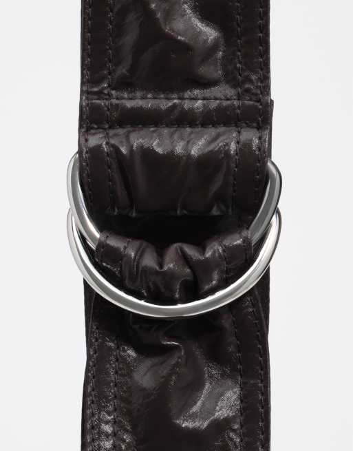 Bimba Y Lola mittlere Moon Bag in Aubergine, 4 von 7