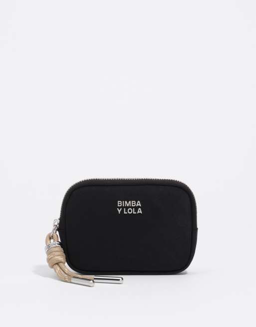 Bimba Y Lola monedero de nailon negro, 5 de 5