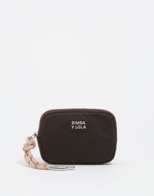 Bimba Y Lola monedero recubierto marrón oscuro, 6 de 6