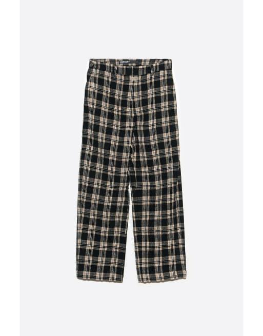 Bimba Y Lola pantalon barrel à carreaux noir, 5 de 5