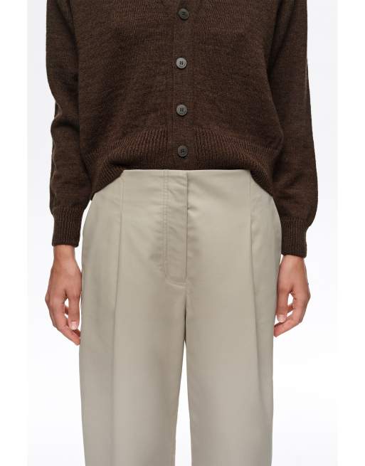 Bimba Y Lola pantalon droit plissé couleur pierre claire, 2 de 6