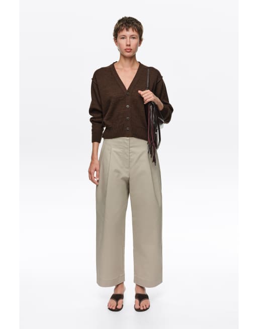 Bimba Y Lola pantalon droit plissé couleur pierre claire, 6 de 6