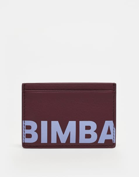 BIMBA Y LOLA - Portacarte bordeaux con logo - view 1