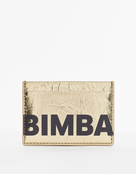 BIMBA Y LOLA - Portacarte oro con logo - view 1