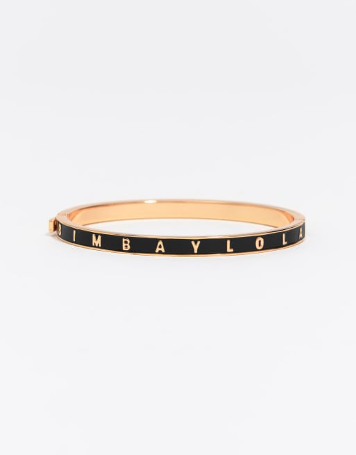 Bimba Y Lola pulsera rígida con logo en negro, 2 de 3