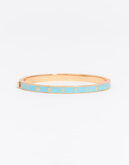 Bimba Y Lola pulsera rígida con logotipo azul, 2 de 3