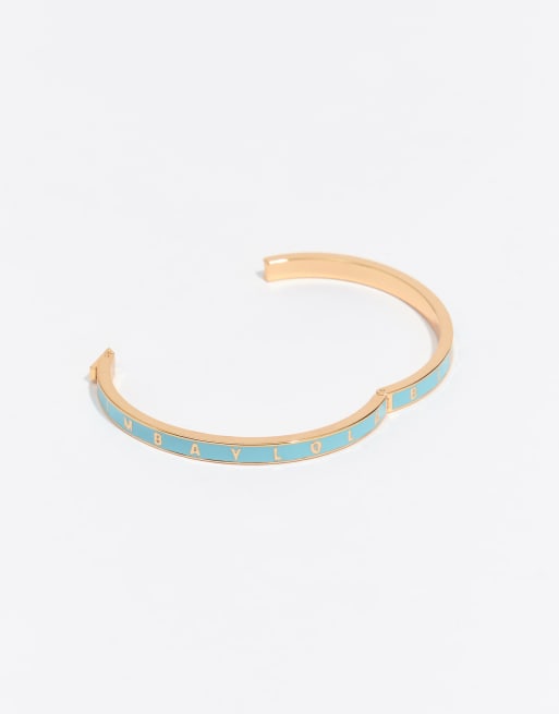 Bimba Y Lola pulsera rígida con logotipo azul, 3 de 3