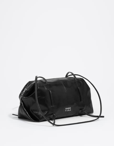 Bimba Y Lola sac porté épaule en cuir noir - view 1