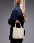 [Bimba Y Lola] BIMBA Y LOLA small leather Chihuahua bag in asparagus-White One Size Asparagus