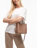 [Bimba Y Lola] BIMBA Y LOLA small leather Chihuahua bag in light brown One Size Light brown
