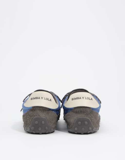 Bimba Y Lola sneakers 13 22 in camoscio blu, 4 di 7