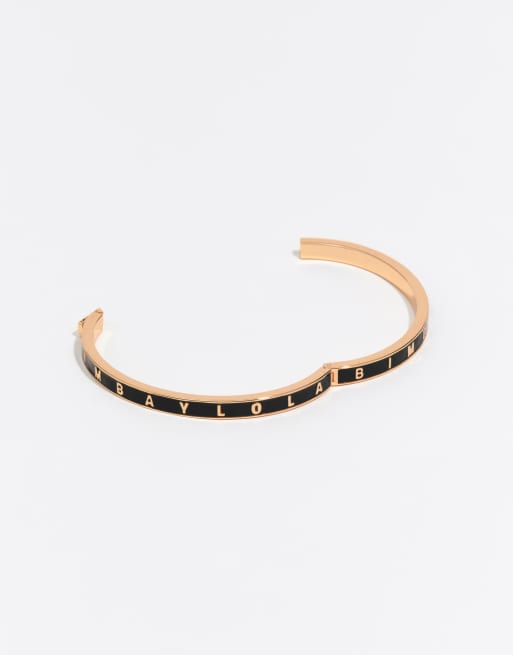 Bimba Y Lola stijve logobracelet in zwart, 3 van 3