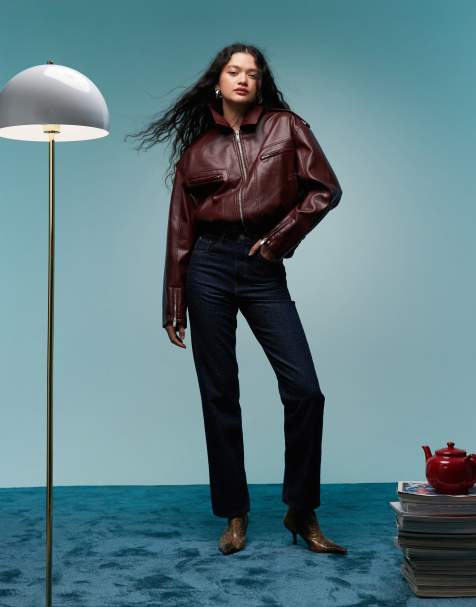 BIMBA Y LOLA straight leg jeans in indigo denim - view 1