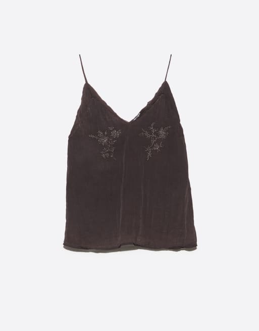 Bimba Y Lola top droit avec strass noir, 5 de 6